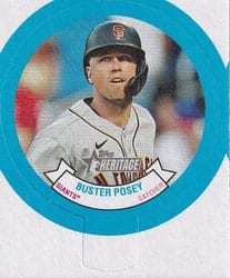 2022 Topps Heritage 1973 Candy Lids Buster Posey #17 card