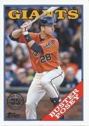 2023 Topps 1988 Topps Baseball (Series 1) Buster Posey #T88-4 card