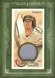2023 Topps Allen & Ginter Framed Mini Relics Buster Posey #MFR-BP card