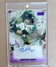 2025 Stadium Club Abstract Autographs Buster Posey #AA-BP card