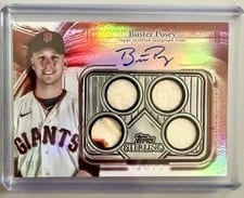 2025 Topps Sterling Seasons Autographed Relic Buster Posey #SSA-BP card