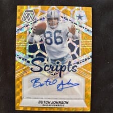 2024 Panini Mosaic Scripts Butch Johnson #SC-BJN card