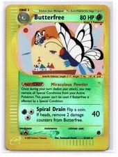 2002 Expedition Base Set Butterfree #5 card