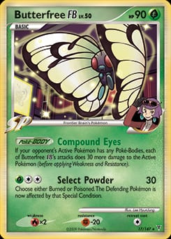 Supreme Victors Butterfree FB #17 card