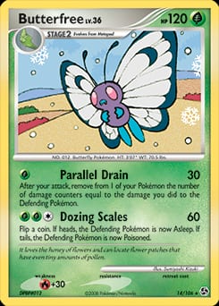 2008 Great Encounters Butterfree #14 card