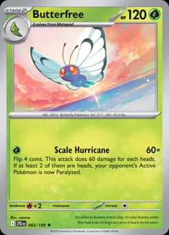 2025 Journey Together Butterfree #3 card