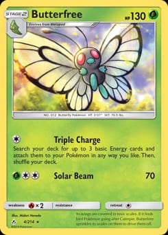 2019 Unbroken Bonds Butterfree #4 card