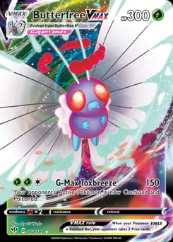 2020 Darkness Ablaze Butterfree VMAX #2 card