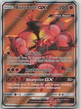 2017 Crimson Invasion Buzzwole-GX #104 card