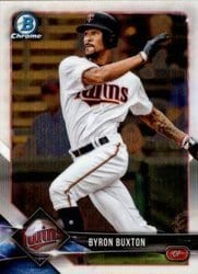 2018 Bowman Chrome Base Set Byron Buxton #2 card