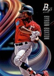 2018 Bowman Platinum Base Set Byron Buxton #33 card