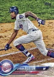 2018 Topps Base Set Byron Buxton #127 card