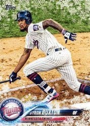 2018 Topps Holiday Base Set Byron Buxton #HMW64 card