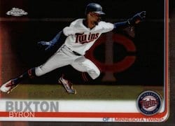 2019 Topps Chrome Base Set Byron Buxton #114 card