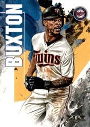 2019 Topps Fire Base Set Byron Buxton #123 card