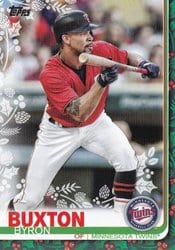 2019 Topps Holiday Base Set Byron Buxton #HW45 card