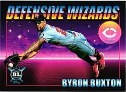 2021 Topps Big League Defensive Wizards Byron Buxton #DW-12 card