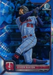 2022 Bowman Chrome Sapphire Edition Base Set Byron Buxton #94 card