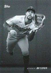 2022 Topps Black & White Base Set Byron Buxton #9 card