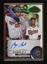 2022 Topps Gold Label Framed Autographs Byron Buxton #FA-BB card