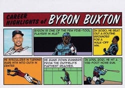 2022 Topps Heritage 1973 Topps Comics Byron Buxton #73TC-28 card