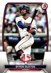 2023 Bowman Base Set Byron Buxton #1 card