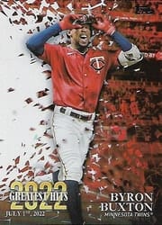 2023 Topps 2022's Greatest Hits Byron Buxton #22GH-5 card