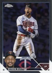 2023 Topps Chrome Base Set Byron Buxton #28 card