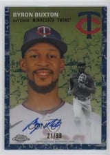 2023 Topps Chrome Platinum Anniversary Autographs Byron Buxton #CPA-BB card