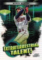 2023 Topps Cosmic Chrome Extraterrestrial Talent Byron Buxton #ET-1 card