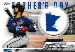 2023 Topps Father's Day Commemorative Team Patches Byron Buxton #FD-BBX card