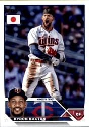 2023 Topps Japan Edition Base Set Byron Buxton #183 card