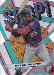 2023 Topps Pristine Oh, Snap! Byron Buxton #OS-5 card