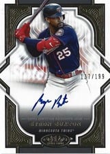 2023 Topps Tier One Autographs Byron Buxton #T1A-BB card