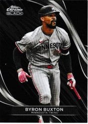 2024 Topps Chrome Black Base Set Byron Buxton #54 card