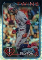 2024 Topps Chrome Logofractor Edition Base Set Byron Buxton #10 card
