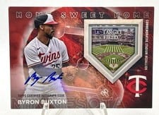 2024 Topps Home Sweet Home Stadium Medallions Autograph Byron Buxton #HSHA-BBX card