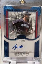 2024 Topps Tier One Talent Autographs Byron Buxton #T1TA-BB card