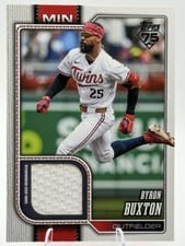 2026 Topps Real One Relics Byron Buxton #255 card