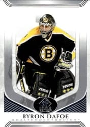 2020-21 SP Signature Edition Legends Base Set Byron Dafoe #201 card