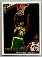 1995-96 Collector's Choice Base Set Byron Houston #119 card