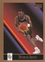 1990-91 SkyBox Base Set Byron Irvin #235 card