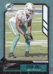 2020 Panini Playbook Base Set Byron Jones #45 card