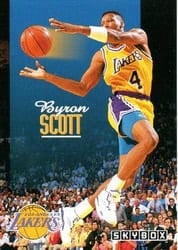 1992-93 SkyBox Base Set Byron Scott #118 card
