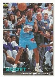 1995-96 Collector's Choice Base Set Byron Scott #320 card