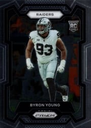 2023 Panini Prizm Base Set Byron Young #355 card