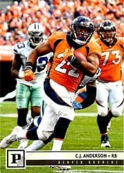 2018 Panini Base Set C.J. Anderson #88 card