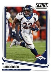2018 Score Base Set C.J. Anderson #97 card