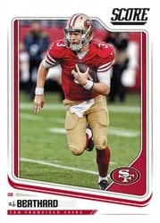 2018 Score Base Set C.J. Beathard #280 card