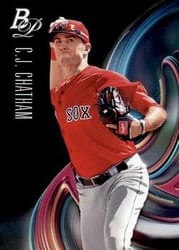 2018 Bowman Platinum Top Prospects C.J. Chatham #TOP-43 card
